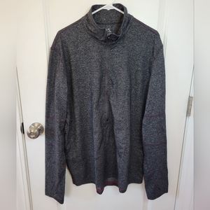 Roots Mock Neck 1/2 Zip Pullover XL